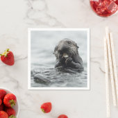 Schattig Zee Otter Servet (Insitu)
