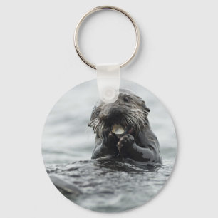 Schattig Zee Otter Sleutelhanger