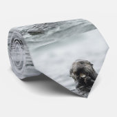 Schattig Zee Otter Stropdas (Opgerold)