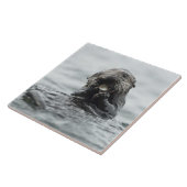 Schattig Zee Otter Tegeltje (Zijkant)