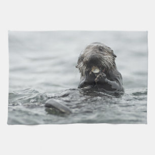 Schattig Zee Otter Theedoek