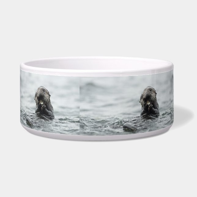 Schattig Zee Otter Voerbakje (Links)