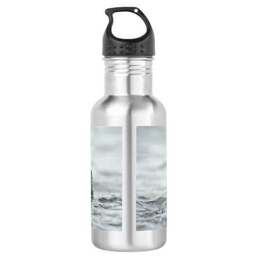 Schattig Zee Otter Waterfles (Achterkant)