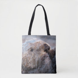 Schattig Zee Ottergezicht Tote Bag