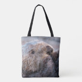 Schattig Zee Ottergezicht Tote Bag (Achterkant)