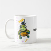 Schattig Zee Turtle Coffee Mok voor Content Creato (Links)
