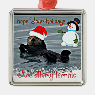 Schattig Zee van de Vakantie Otter Ornament