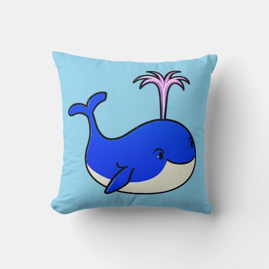 Schattig Zeedier 🌊 Cozy Zeevaart Cadeau Kussen (Voorkant)