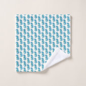 Schattig zeedier - Zeepaardje Bad Handdoek (Wasdoekje)