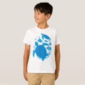 Schattig Zeeen schildpadden Zee Life Design T-shirt (Voorkant volledig)
