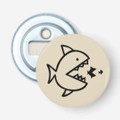 schattig zeeviswoord | button flesopener (Voorkant)