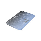 Schattig zilveren glitter badmat (Gekanteld)