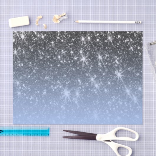 Schattig zilveren glitter tissuepapier (Craft)