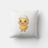 Schattig zingend eendje "Zing voor een kwak-tastis Kussen (Voorkant)