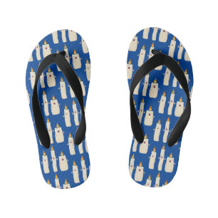 Schattig zingend kaars trio cartoon kinder teenslippers
