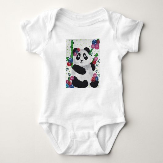 Schattig Zoete Panda Beer Romper (Voorkant)