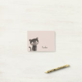 Schattig Zoete Panter Dier Post-it® Notes (Op bureau)
