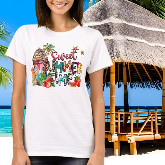 schattig zoete zomertijd t-shirt