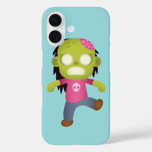 Schattig Zombie Cartoon Meisje Case-Mate iPhone Case (Achterkant)