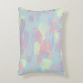 schattig zomerkleurig penseelpatroon voor pastelsc accent kussen (Voorkant(Verticaal))