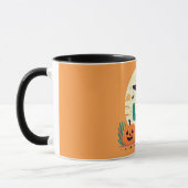 Schattig, zuidwestelijk Halloween woestijn/cactus Mok (Links)