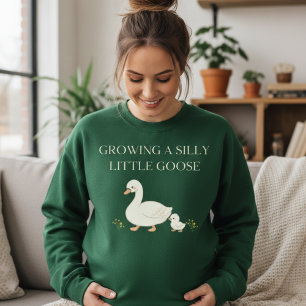 schattig zwangerschap sweatshirt Groeiend een Dom