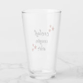 Schattig zwart en rood Coolste neef ooit Glas (Achterkant)