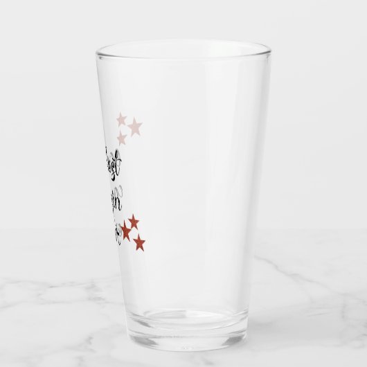 Schattig zwart en rood Coolste neef ooit Glas (Links)