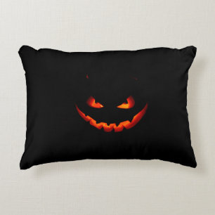 Schattig Zwart Lachend Spook Halloween Griezelige Accent Kussen