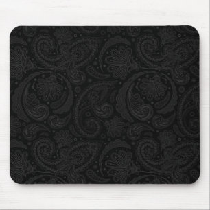 Schattig zwart paisleymotief muismat