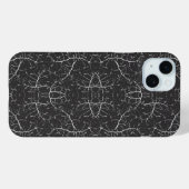 Schattig zwart-wit boompatroon Case-Mate iPhone case (Achterkant (horizontaal))