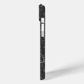 Schattig zwart-wit boompatroon Case-Mate iPhone case (Achterkant / Links)
