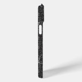 Schattig zwart-wit boompatroon Case-Mate iPhone case (Achterkant / Rechts)
