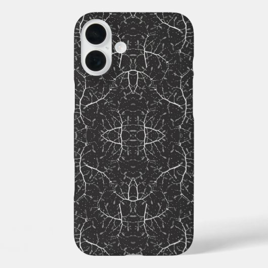 Schattig zwart-wit boompatroon Case-Mate iPhone case (Achterkant)