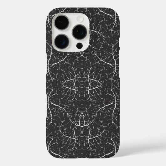 Schattig zwart-wit boompatroon Case-Mate iPhone case (Achterkant)