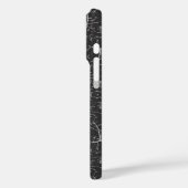 Schattig zwart-wit boompatroon Case-Mate iPhone case (Achterkant / Links)
