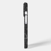 Schattig zwart-wit boompatroon Case-Mate iPhone case (Achterkant / Links)