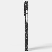 Schattig zwart-wit boompatroon Case-Mate iPhone case (Achterkant / Links)