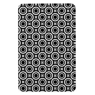 Schattig zwart wit zigzag cirkels ontwerp magneet