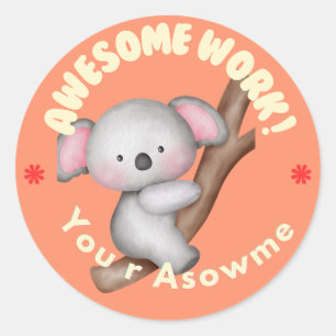 Schattigbabytje Ronde Sticker