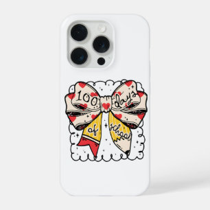 Schattige 100 dagen school boog potlood klaslokaal iPhone 15 pro case