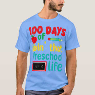 schattige 100 dagen schoolcadeau100 dagen livinx27 t-shirt