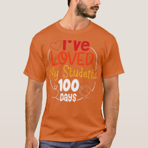 schattige 100 dagen schoolcadeauIx27ve hield van m T-shirt