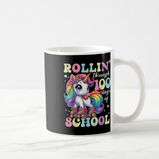 Schattige 100 dagen schoolmeisjes Eenhoorn 100e da Koffiemok