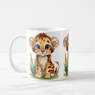 Schattige 11 oz Classic Mok – Leuke Animal Illustr