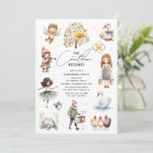 Schattige 12 dagen kerstfeest kaart (Staand voorkant)