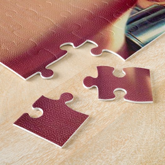 Schattige  1950s Meisje Legpuzzel (Zijkant)