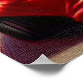 Schattige  1950s Meisje Poster (Hoek)