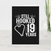 Schattige 19e verjaardag koppels getrouwd 19 jaar kaart (Voorkant)