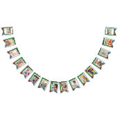 Schattige 1e Verjaardag 12 Maand Foto Milestone bo Vlaggetjes (Alle)